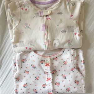 Gap & Carter’s Baby Bodysuits, 6-9M